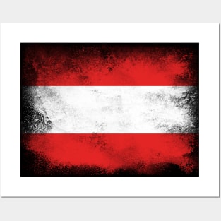 Austria Flag Posters and Art